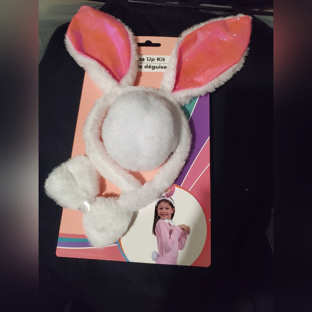 Bunny Costume Set with Pink Ears NWT